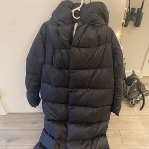 Lululemon Down Ankle Length Coat with Buttons